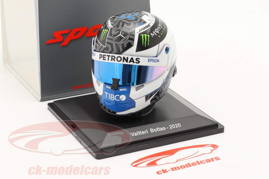 Valtteri Bottas #77 Mercedes-AMG Petronas F1 Team Formel 1 2020 Helm 1:5 Spark