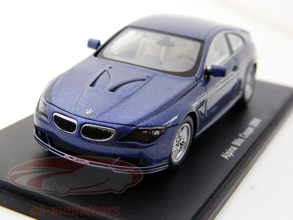BMW Alpina B6s Coupe Bj. 2008 blaumetallic / blue metallic 1:43 Spark