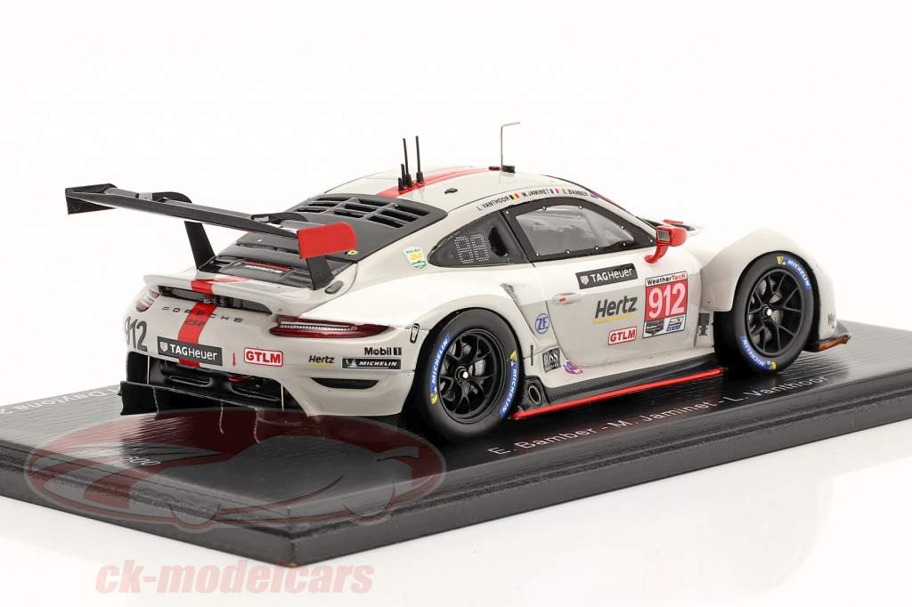 Porsche 911 RSR #912 2nd GTLM-Klasse 24h Daytona 2020 Porsche GT Team 1:43 Spark