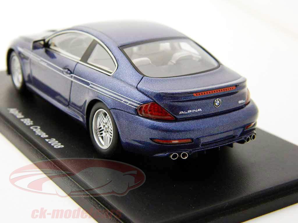 BMW Alpina B6s Coupe Bj. 2008 blaumetallic / blue metallic 1:43 Spark