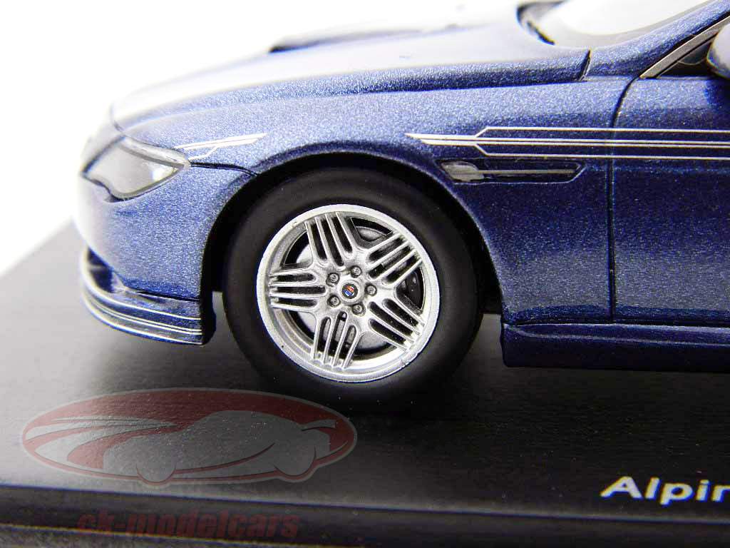 BMW Alpina B6s Coupe Bj. 2008 blaumetallic / blue metallic 1:43 Spark