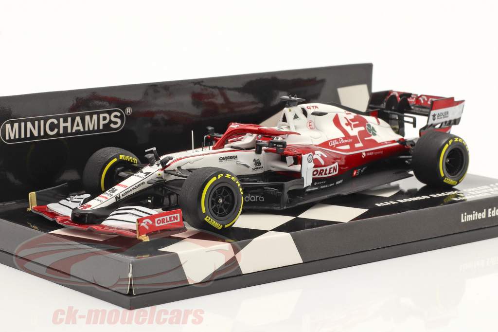 Kimi Räikkönen Alfa Romeo Racing C41 #7 Bahreïn GP formule 1 2021 1:43 Minichamps