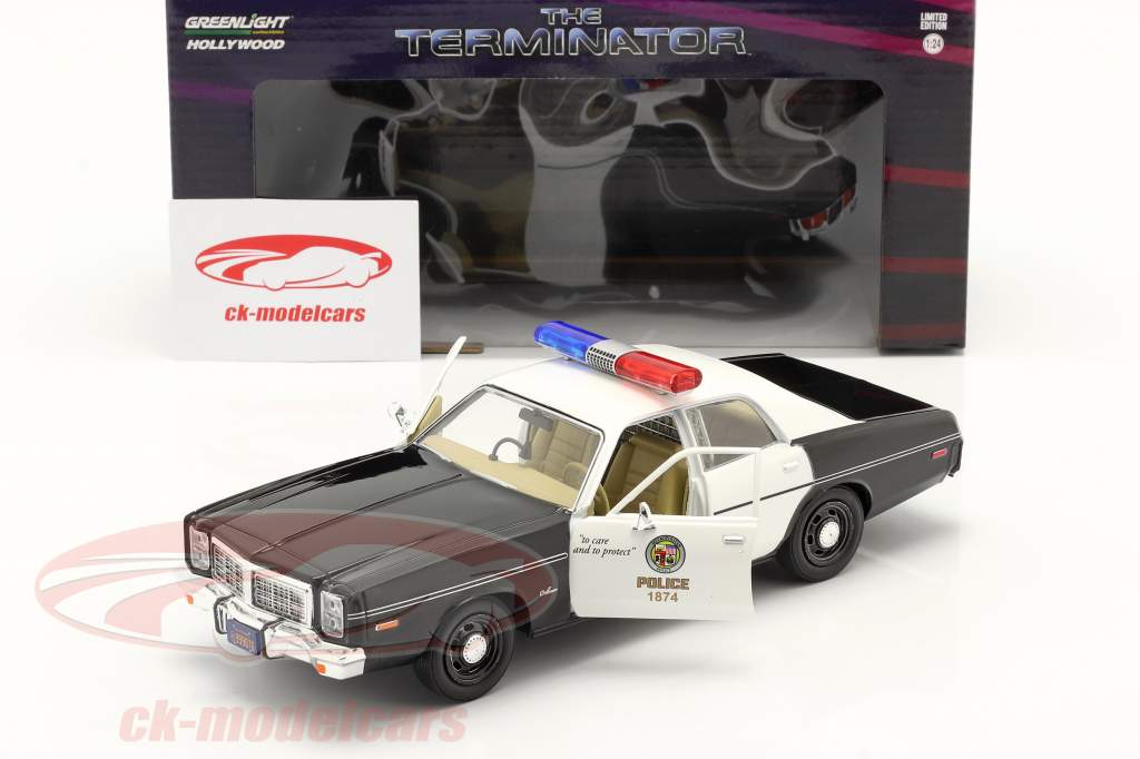 Dodge Monaco Metropolitan Police 1977 Película Terminator (1984) 1:24 Greenlight