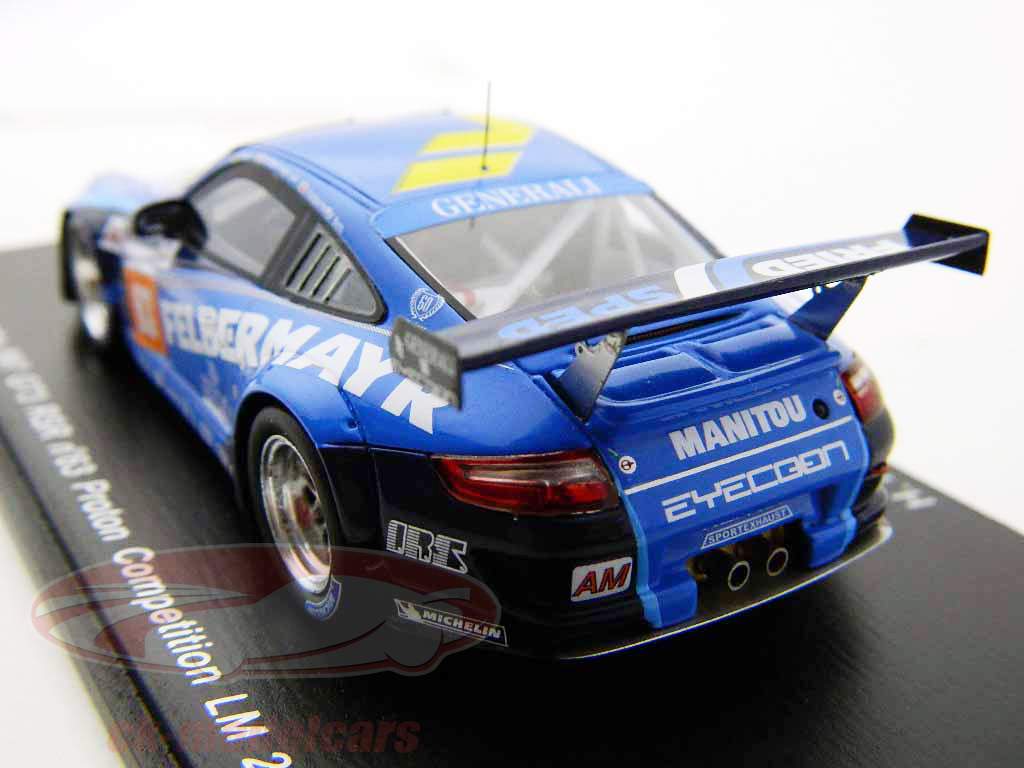 保时捷997 GT3 RSR第63质子比赛24小时勒芒2011 1:43星火