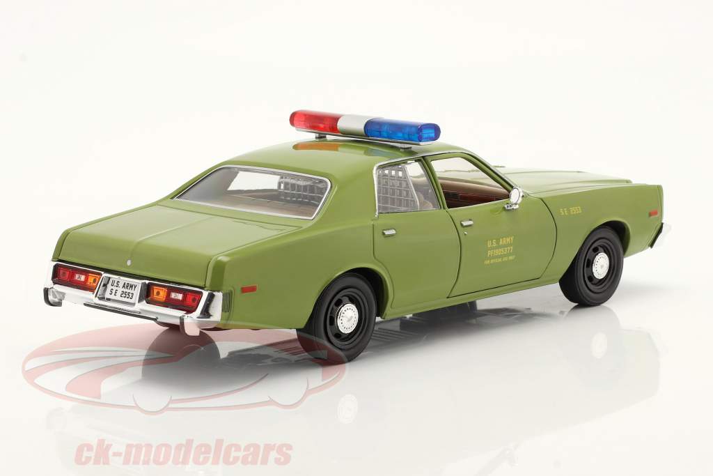 Plymouth Fury 1977 連続テレビ番組 Das A-Team (1983-87) 軍 緑 1:24 Greenlight