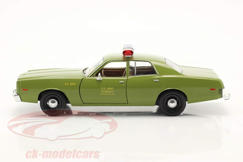 Plymouth Fury 1977 連続テレビ番組 Das A-Team (1983-87) 軍 緑 1:24 Greenlight