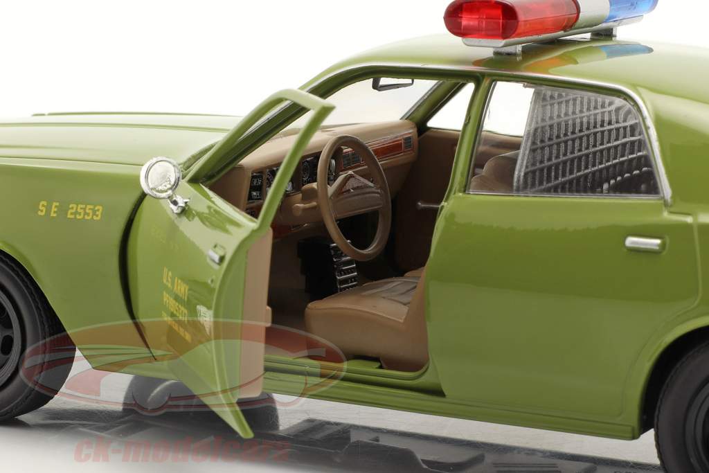 Plymouth Fury 1977 連続テレビ番組 Das A-Team (1983-87) 軍 緑 1:24 Greenlight