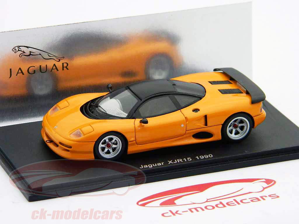 Jaguar XJR15 1990 orange 1:43 Spark