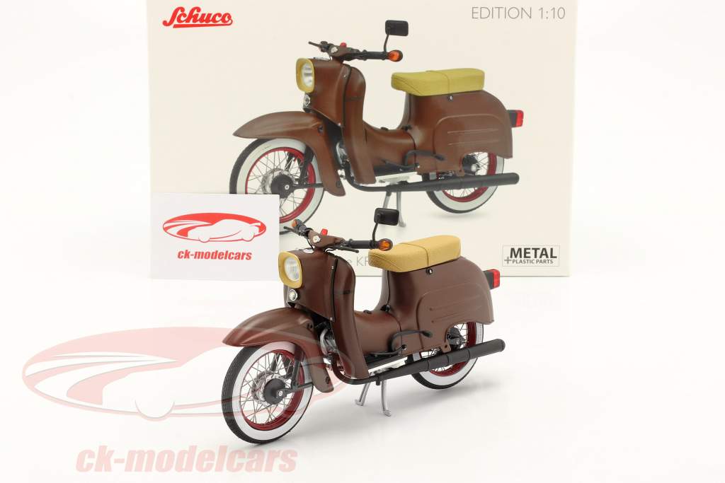 Simson Schwalbe KR51/1 Custom II marrom 1:10 Schuco