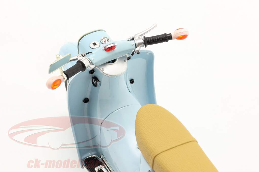 Simson Schwalbe KR51/1 Bleu clair 1:10 Schuco