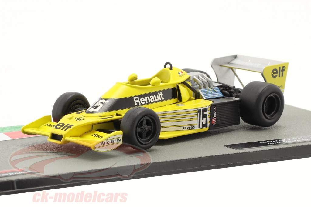 Jean-Pierre Jabouille Renault RS01 #15 formule 1 1977 1:43 Altaya