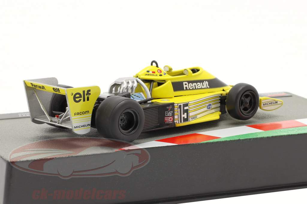 Jean-Pierre Jabouille Renault RS01 #15 formule 1 1977 1:43 Altaya