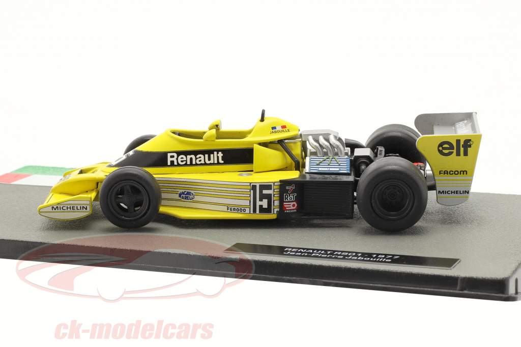 Jean-Pierre Jabouille Renault RS01 #15 formule 1 1977 1:43 Altaya