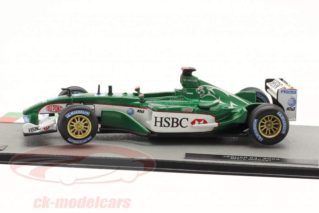 Mark Webber Jaguar R4 #14 formel 1 2003 1:43 Altaya