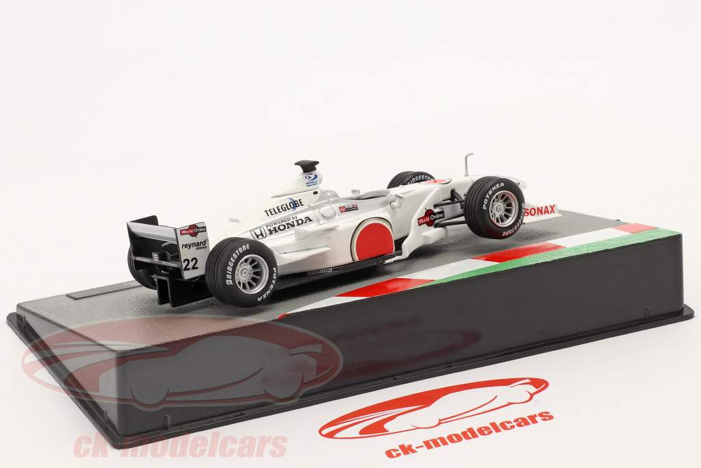 Jacques Villeneuve BAR 002 #22 formule 1 2000 1:43 Altaya