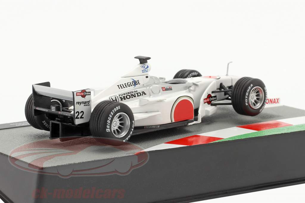 Jacques Villeneuve BAR 002 #22 formule 1 2000 1:43 Altaya