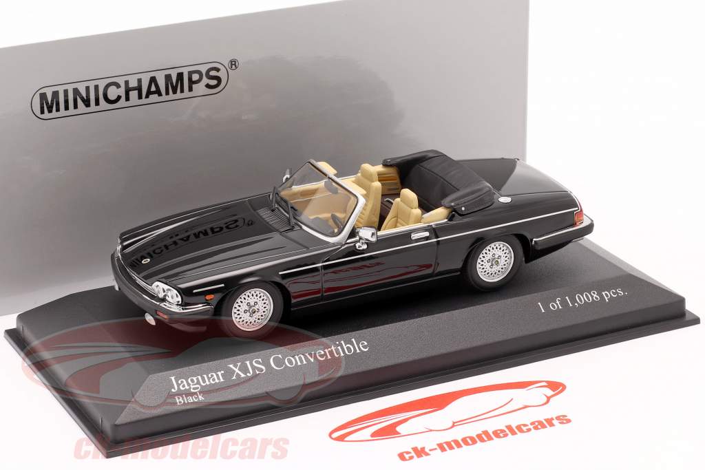 Jaguar XJS Convertible Año de construcción 1988 negro 1:43 Minichamps