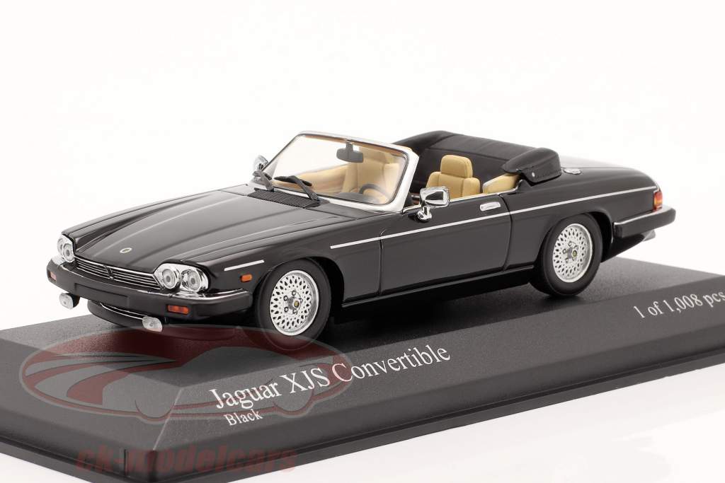 Jaguar XJS Convertible Año de construcción 1988 negro 1:43 Minichamps