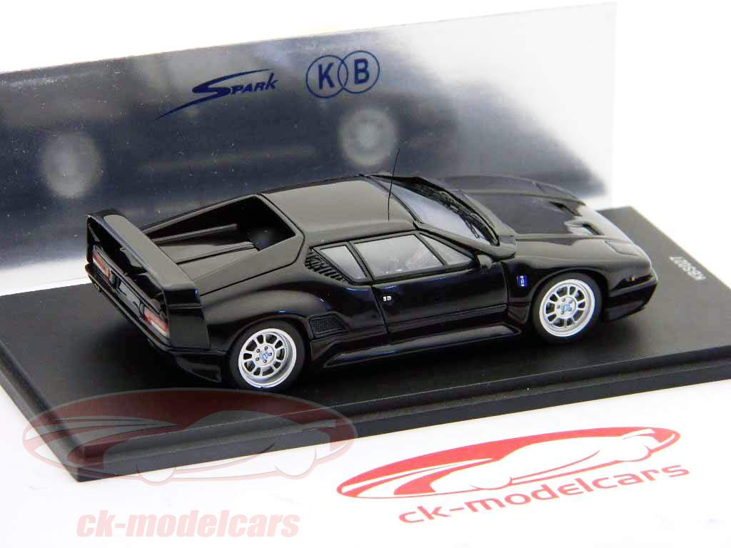 De Tomaso Pantera 200 Année 1992 schwarz / noir Spark 1:43