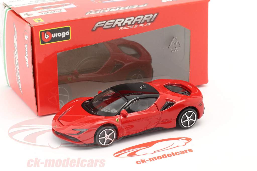 Ferrari SF90 Stradale Byggeår 2019 Rød 1:43 Bburago