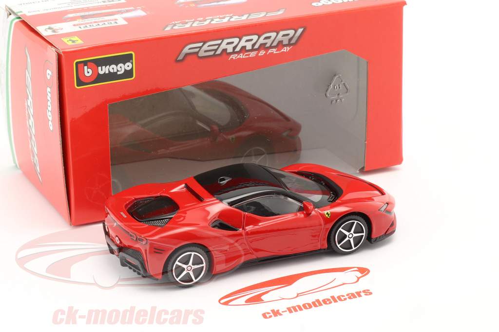 Ferrari SF90 Stradale Byggeår 2019 Rød 1:43 Bburago