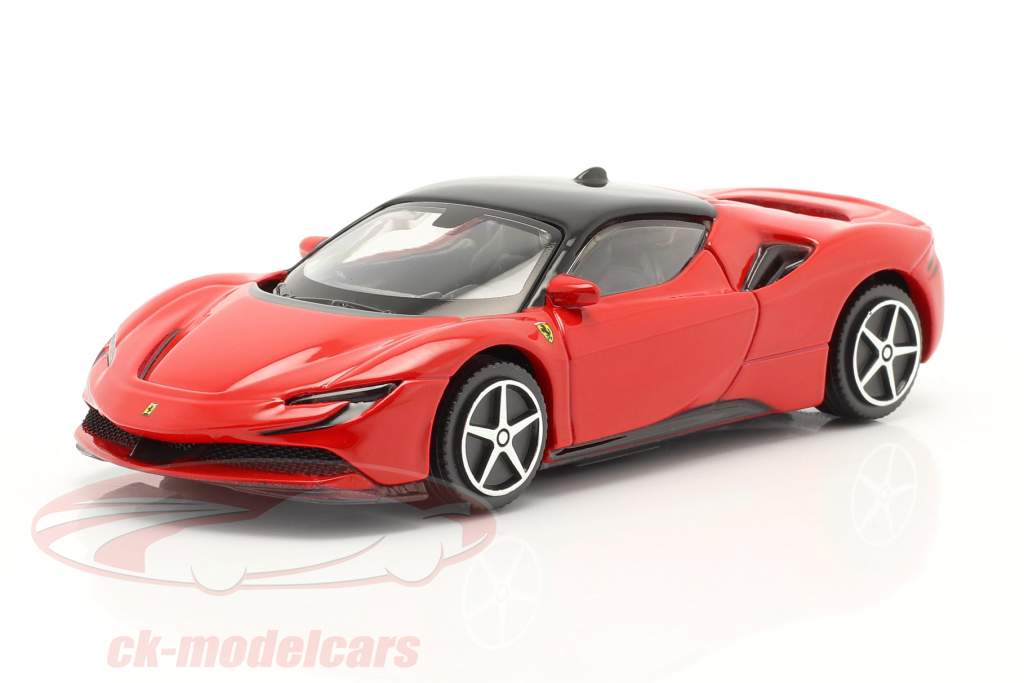 Ferrari SF90 Stradale Byggeår 2019 Rød 1:43 Bburago