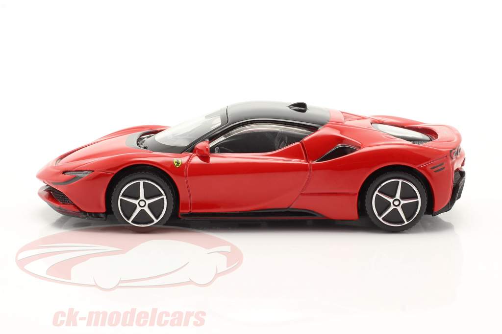 Ferrari SF90 Stradale Byggeår 2019 Rød 1:43 Bburago