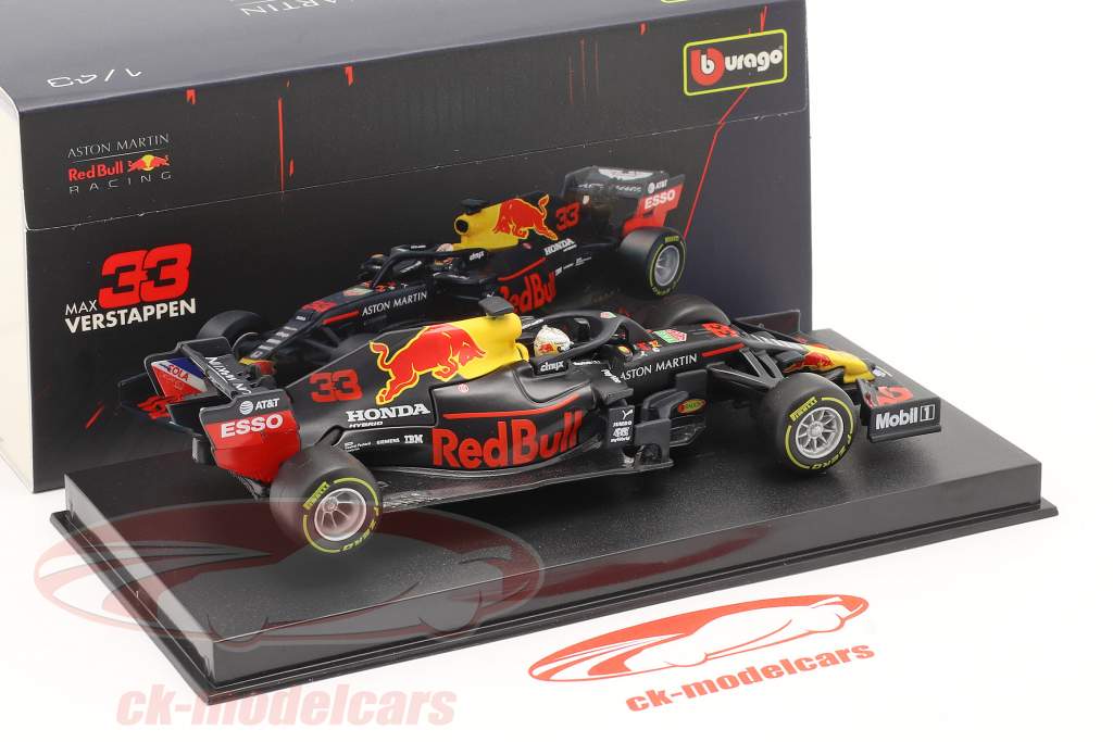 Max Verstappen Red Bull RB16 #33 vencedora Abu Dhabi GP Fórmula 1 2020 1:43 Bburago