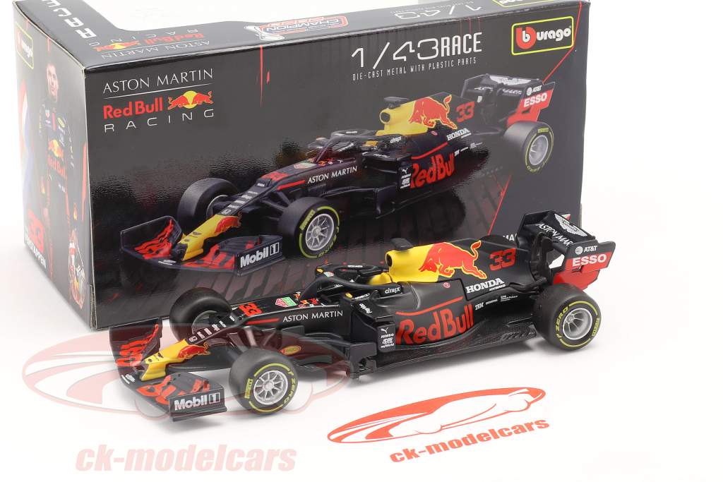 Max Verstappen Red Bull RB16 #33 vinder Abu Dhabi GP formel 1 2020 1:43 Bburago