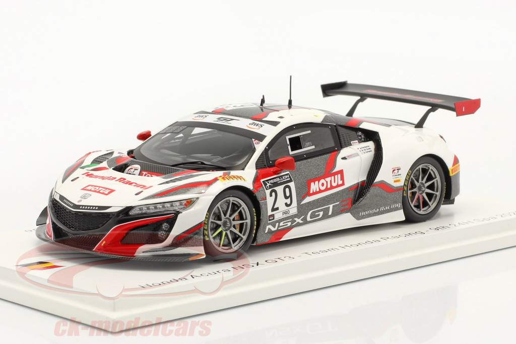Honda Acura NSX GT3 #29 9th 24h Spa 2020 Honda Racing 1:43 Spark