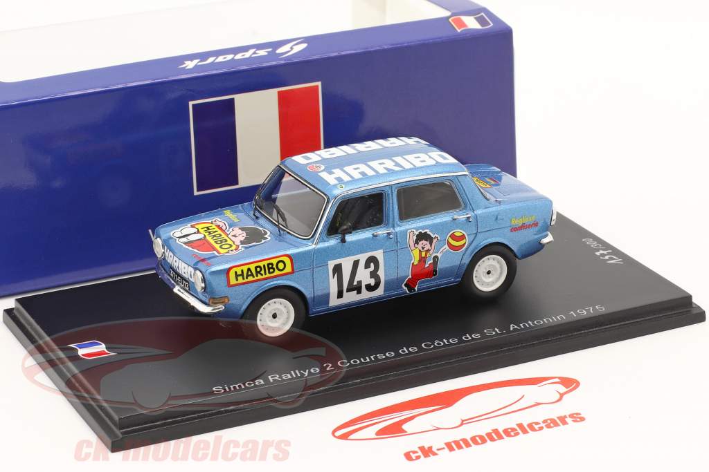 Simca Rally 2 #143 Subida de la colina Course de Cote St. Antonin 1975 1:43 Spark