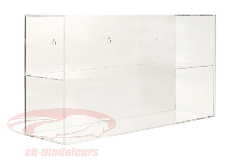 Hoge kwaliteit gespiegeld Showcase voor Helmen 1:2 of Modelauto&#39;s 1:18 SAFE