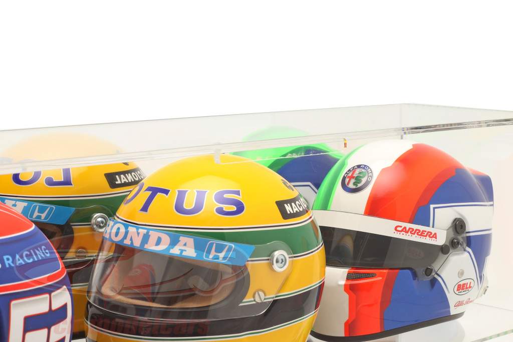 Alta qualidade espelhado Mostruário para Capacetes 1:2 ou Carros modelo 1:18 SAFE