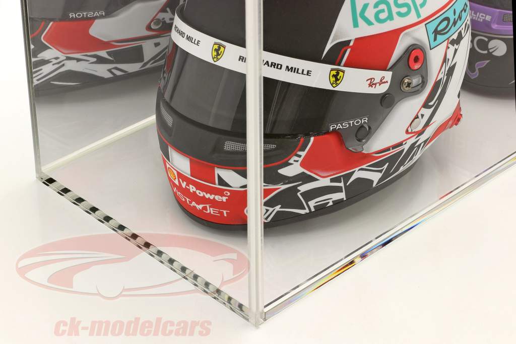 Alta qualidade espelhado Mostruário para Capacetes 1:2 ou Carros modelo 1:18 SAFE