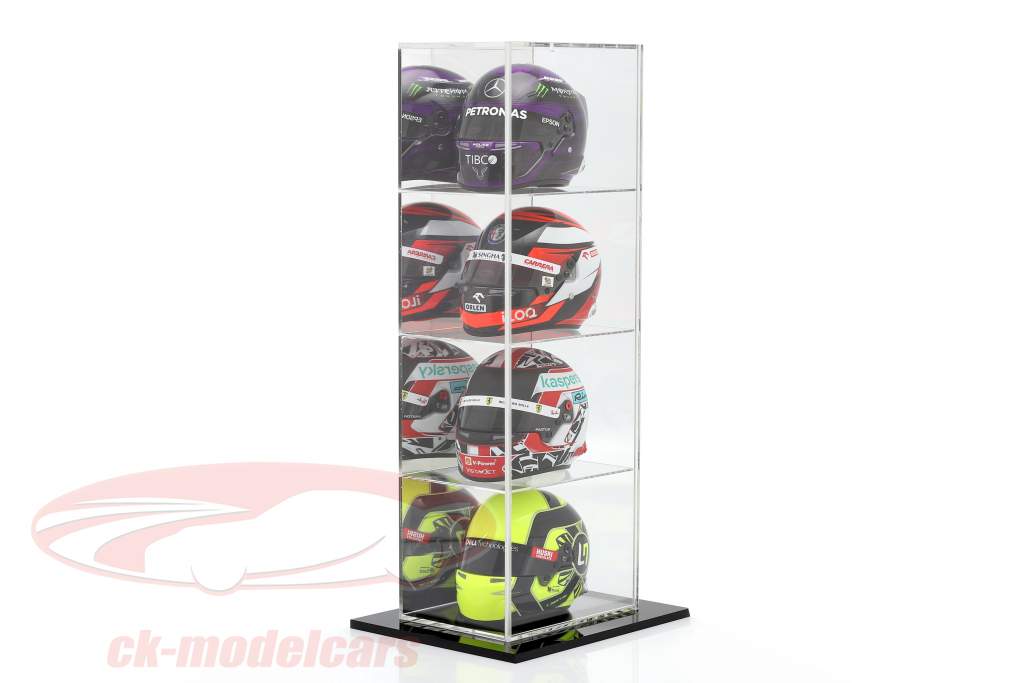 Høj kvalitet spejlet Stand udstillingsvindue med 4 rum til Hjelme i vægt 1:2 SAFE