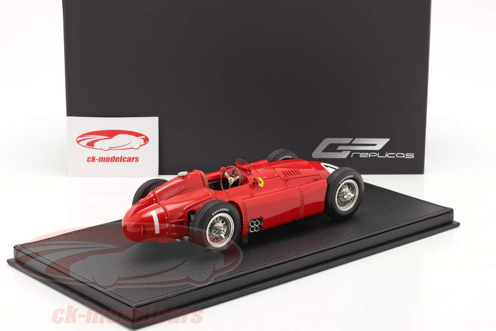 J. M. Fangio Ferrari D50 #1 Vinder Britisk GP F1 Verdensmester 1956 1:18 GP Replicas
