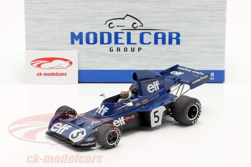 J. Stewart Tyrrell 006 #5 vincitore Monaco formula 1 Campione del mondo 1973 1:18 ModelCar Group