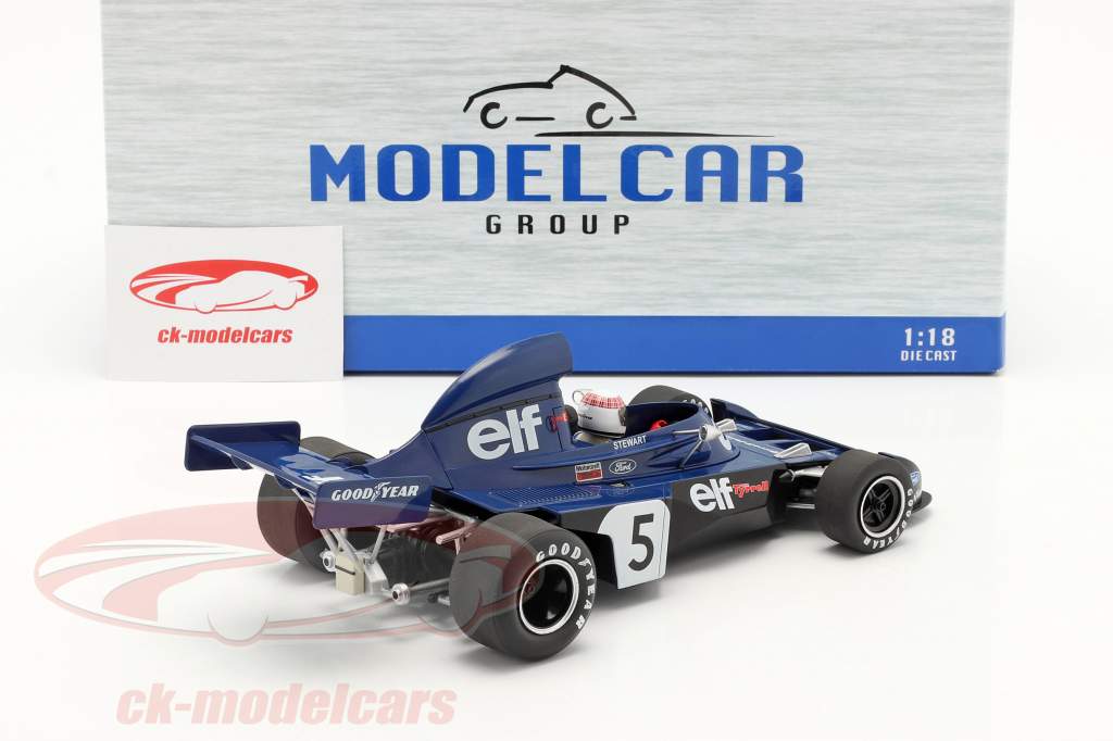 J. Stewart Tyrrell 006 #5 优胜者 摩纳哥 公式 1 世界冠军 1973 1:18 ModelCar Group
