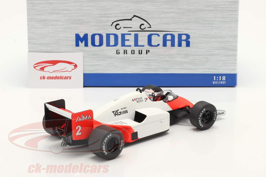 A. Prost McLaren MP4/2B #2 Winner Monaco Formula 1 World Champion 1985 1:18 ModelCar Group