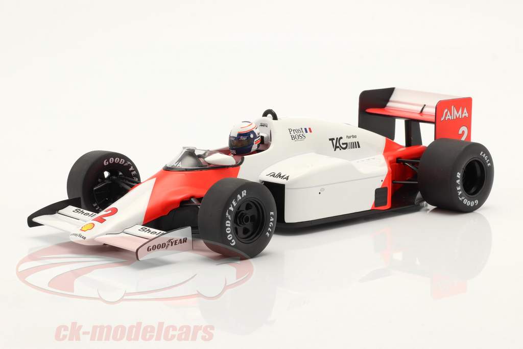 A. Prost McLaren MP4/2B #2 Sieger Monaco Formel 1 Weltmeister 1985 1:18 ModelCar Group