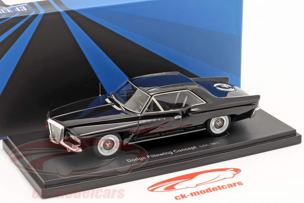 Dodge Flitewing Concept Car 1961 Nero 1:43 AutoCult