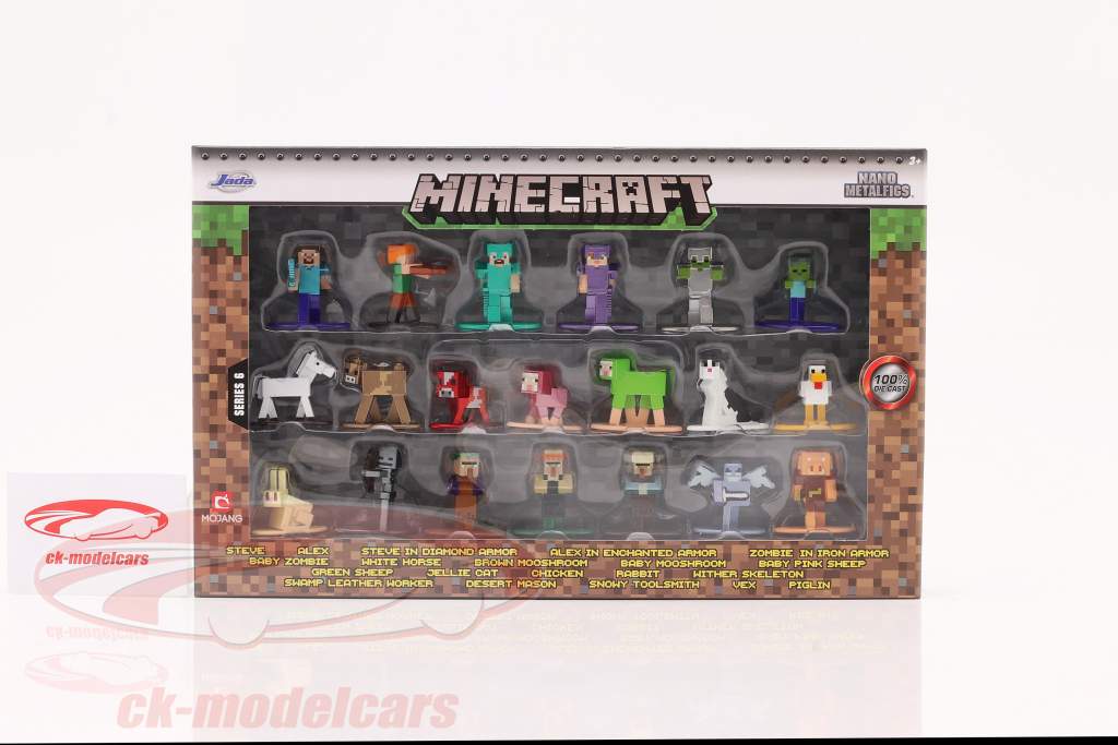 Minecraft Set 20 caracteres serie 6 Jada Toys