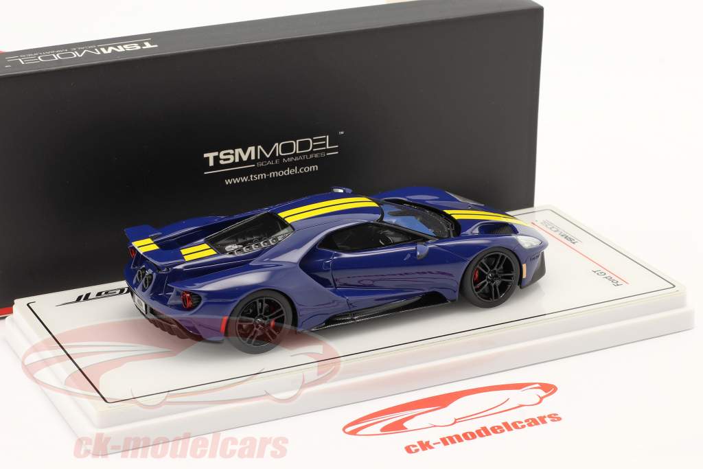 Ford GT Sunoco azul / amarillo 1:43 TrueScale