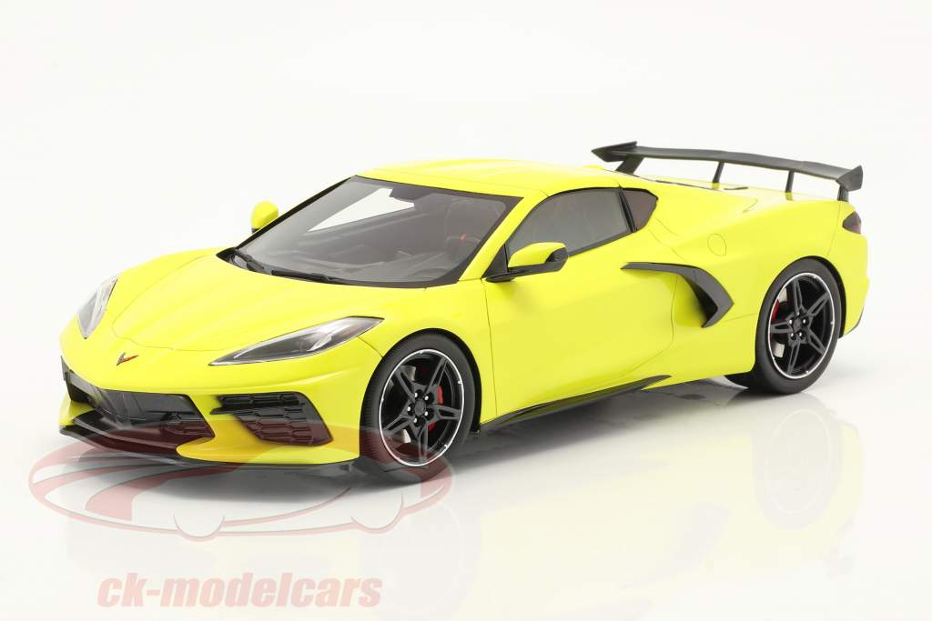 Chevrolet Corvette C8 Stingray Année de construction 2020 accelerate jaune métallique 1:18 TrueScale