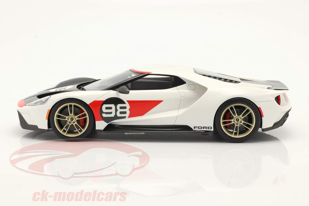 Ford GT #98 Heritage Edition 2021 weiß / rot / carbon 1:18 TrueScale