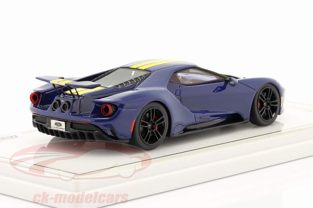 Ford GT Sunoco синий / желтый 1:43 TrueScale