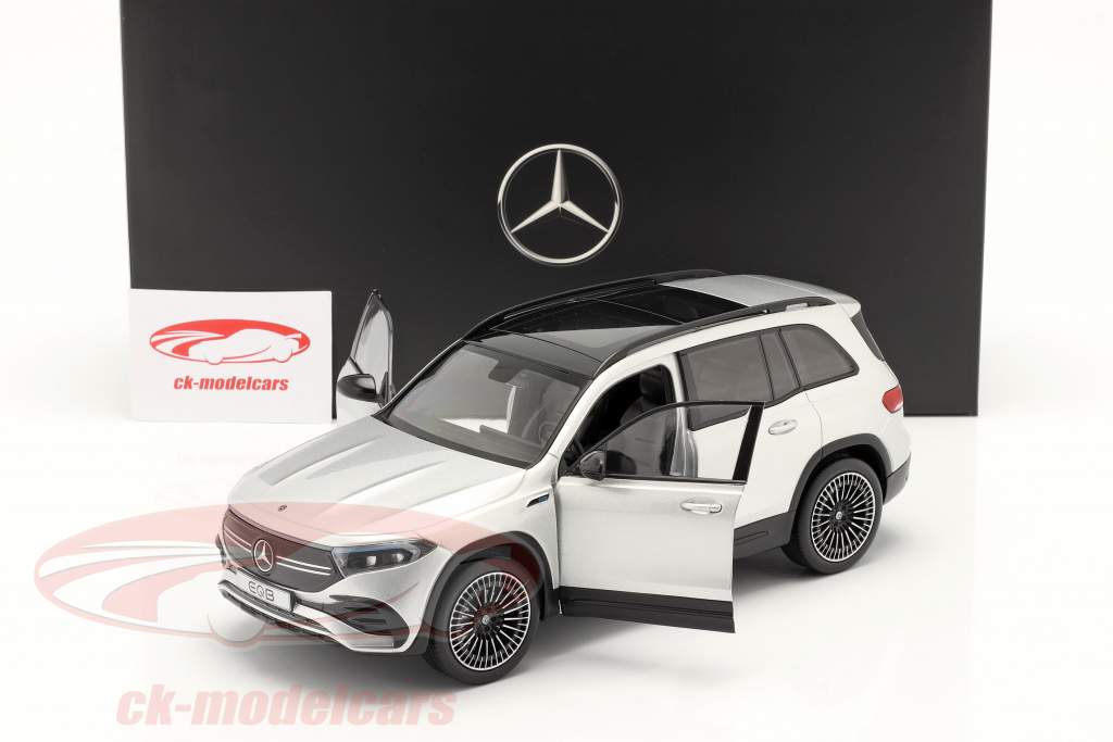 Mercedes-Benz EQB Anno di costruzione 2021 argento iridio 1:18 NZG