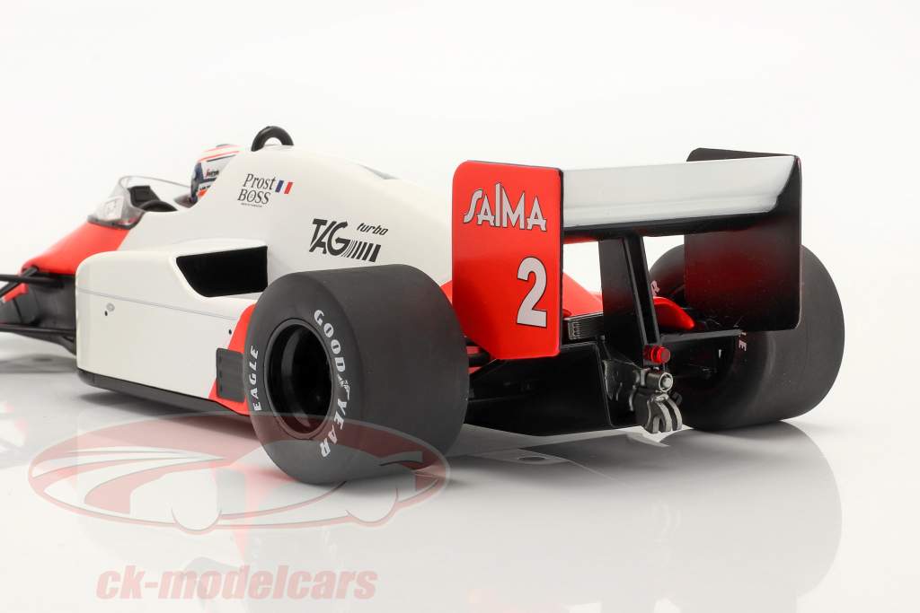 A. Prost McLaren MP4/2B #2 Sieger Monaco Formel 1 Weltmeister 1985 1:18 ModelCar Group