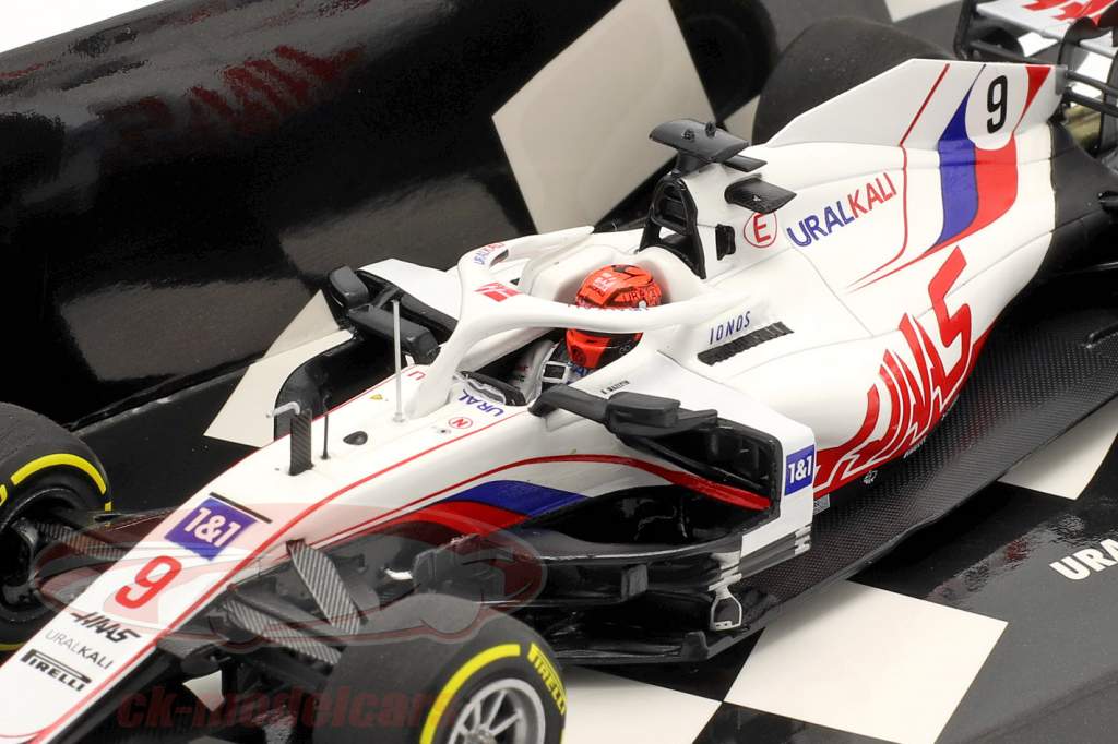 Minichamps 1:43 Nikita Mazepin Haas VF-21 #9 Bahrain GP