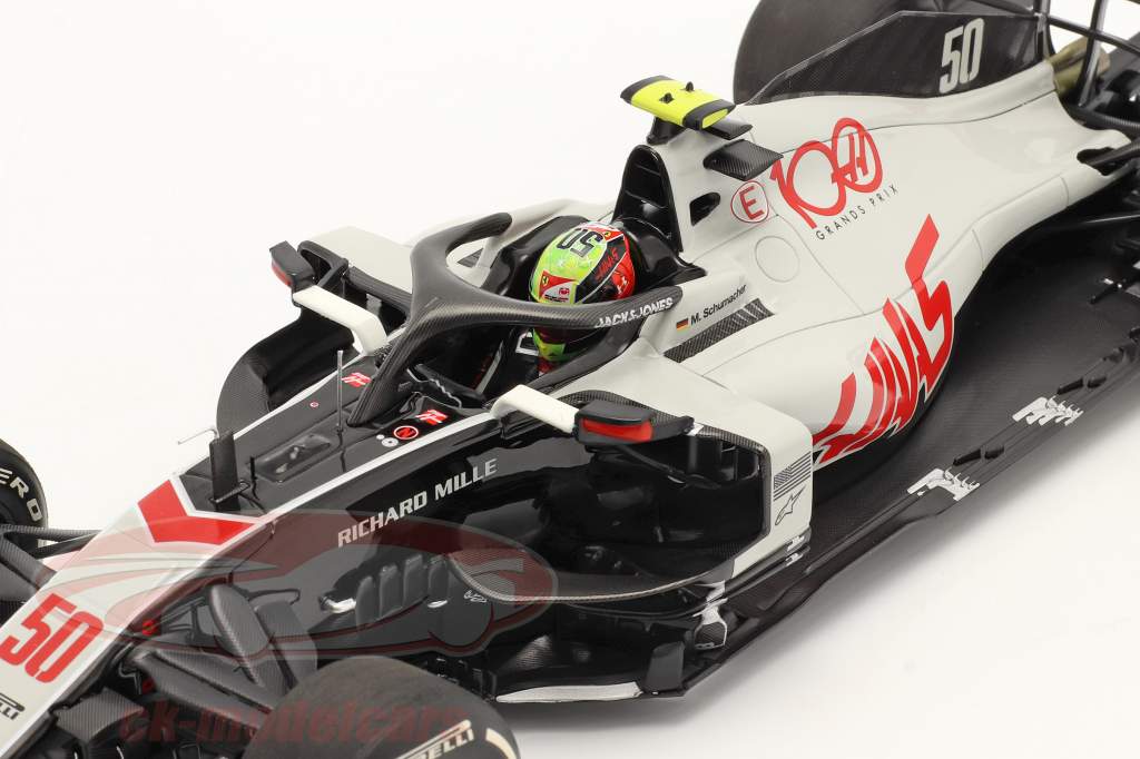 Mick Schumacher Haas VF-20 #50 prøvetur Abu Dhabi F1 2020 1:18 Minichamps